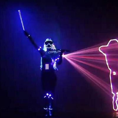 Лазерный Человек - лазерное шоу
