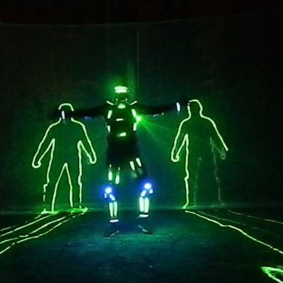 Лазерный Человек ✨ Заказать лазерное шоу на свадьбу ⮕ Днепр - Фото 12