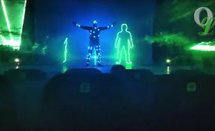 Лазерный Человек ✨ Заказать лазерное шоу на свадьбу ⮕ Днепр - Видео 1